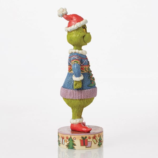 Grinch by Jim Shore Grinch Wearing Ugly Sweater Figurine