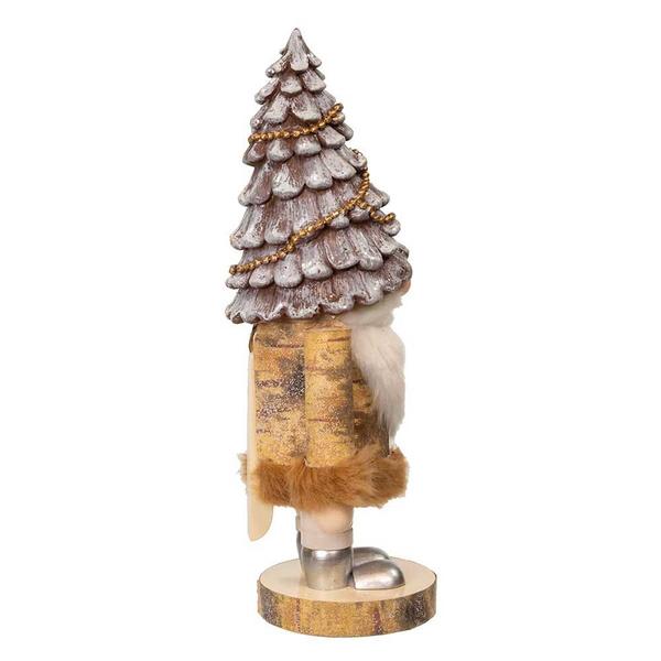 Kurt Adler 10in. Wooden Rustic Glamour Gnome Nutcracker