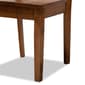 Baxton Studio Salida Walnut Brown Finished Wood 5pc. Dining Set - image 6