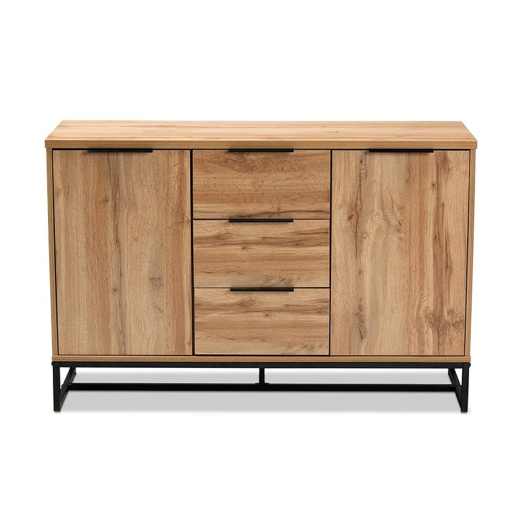 Baxton Studio Reid Modern 2 Drawer Sideboard Buffet