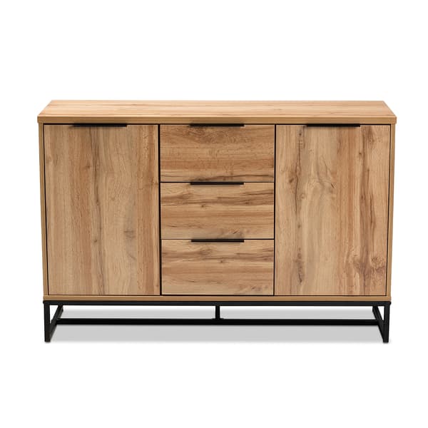 Baxton Studio Reid Modern 2 Drawer Sideboard Buffet