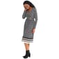 Womens Luxology Long Sleeve Side Buckle Sheath Dress - image 4