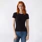 Juniors Derek Heart Hourglass Crew Neck Double Layer Tee - image 1