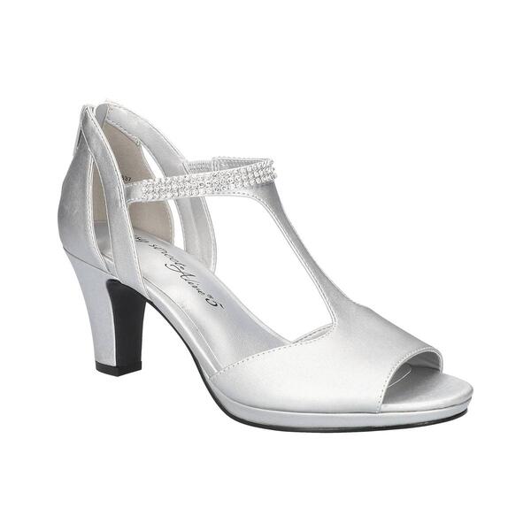 Womens Easy Street Flash Satin Dress Sandals - image 
