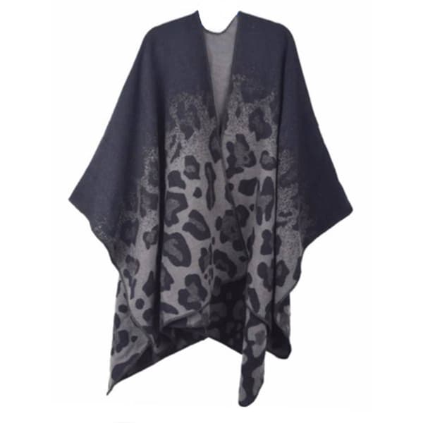 Womens Altare Animal Print Ruana - image 
