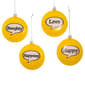 Kurt Adler Emoticon Disc 4pc. Ornaments Set - image 3