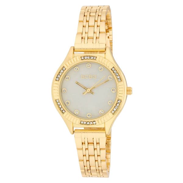 Womens BCBG Gold Mother of Pearl Dial Watch - BCBG026YG - image 