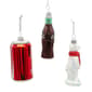 Kurt S. Adler 3pc. Glass Coca-Cola Mini Ornament Set - image 2