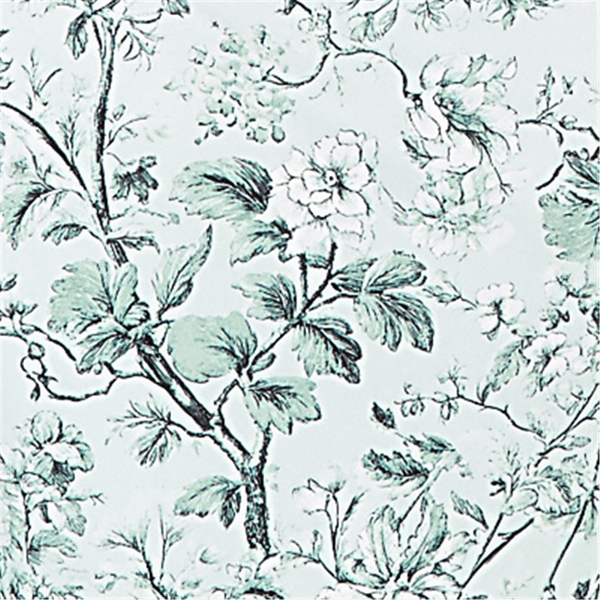 Petite Emaline Verde Grove I Asymmetrical V Neck Floral Blouse