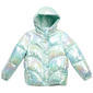 Girls (7-16) Rothschild Mermaid Quilt Iridescent Puffer Coat - image 1
