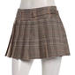 Juniors Zoe & Phoebe Plaid Pleat Millennium Skort w/ Skinny Belt - image 1