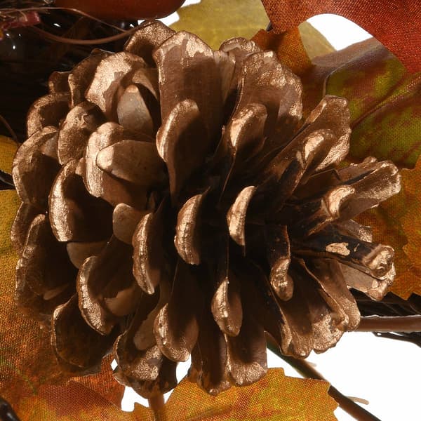 National Tree 30in. Harvest Maple Leaves Corner Swags