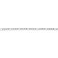 Mens Lynx Stainless Steel 4mm Figaro Chain Necklace - image 2