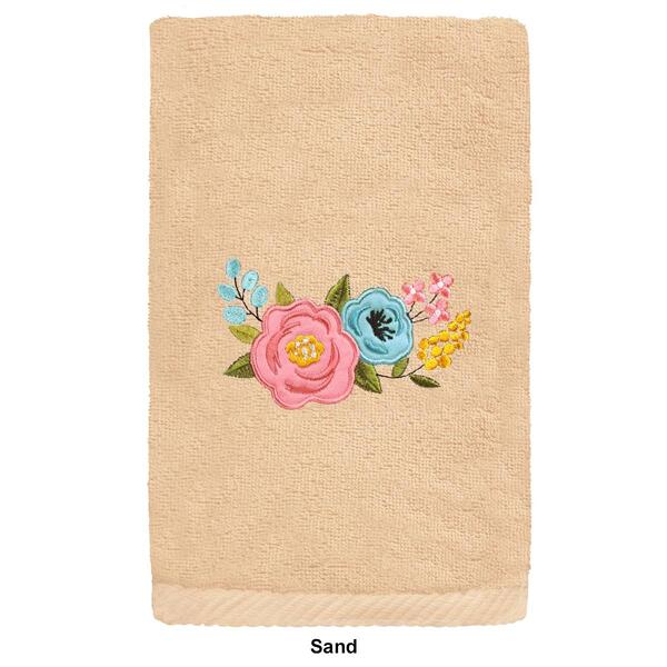 Linum Home Textiles Primavera Embroidered Hand Towel