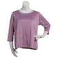 Plus Size Jaclyn 3/4 Sleeve Scoop Neck Flow Pajama Tee - image 1