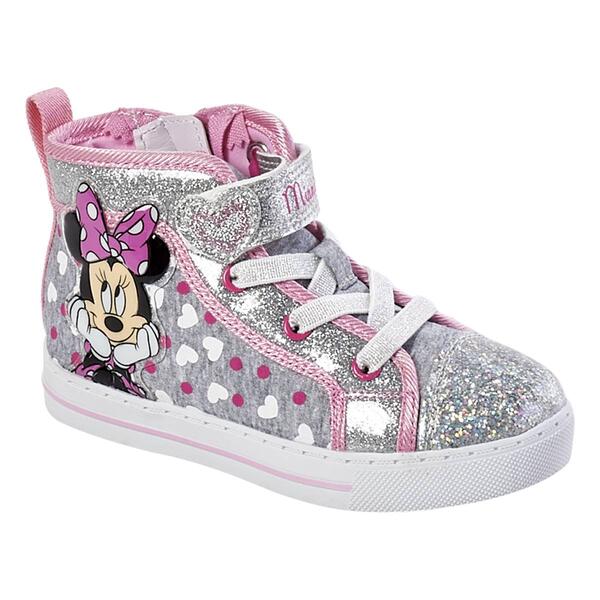 Little Girls Josmo Minnie Mouse Athletic Sneakers - image 