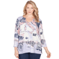 Women''s Ruby Rd. Jetsetter Coastal Sketch Cotton Top - image 1