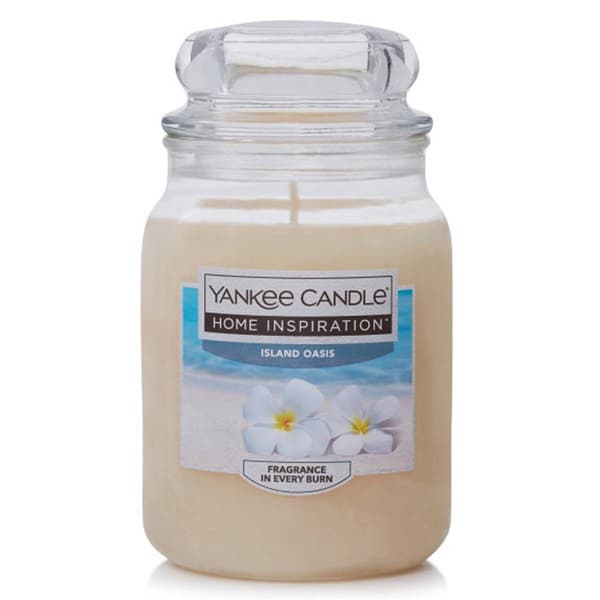 Yankee Candle Home Inspirations 19oz Island Oasis Jar Candle - image 