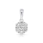 Nova Star(R) 1/2ctw. Lab Grown Diamond Cluster Pendant - image 1