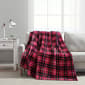 Nautica Winter Tattersall Plush-Fleece Reversible Blanket - image 2