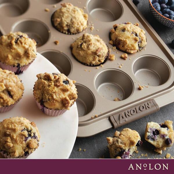 Anolon&#174; Advanced Nonstick Bakeware 12-Cup Muffin Pan