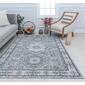 Rugs America&#8482; Hailey Silvery Moon Abstract Vintage Area Rug - image 2