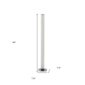 HomeRoots 49in. White Metal LED Column Floor Lamp - image 4