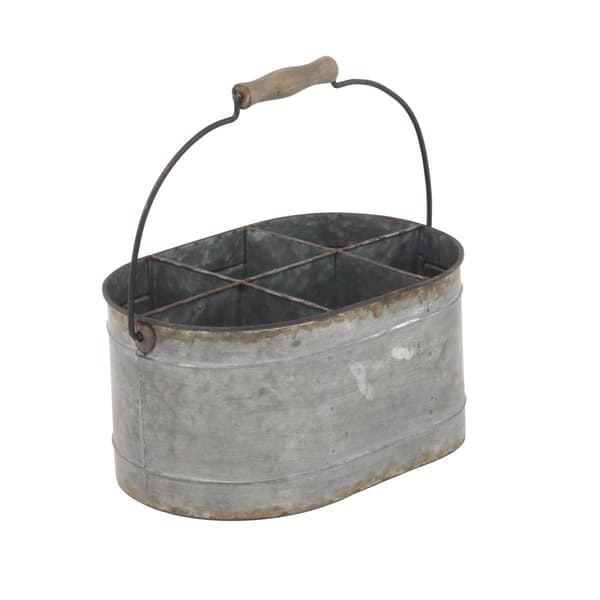 9th &amp; Pike® Small Farmhouse Metal Wine Bucket