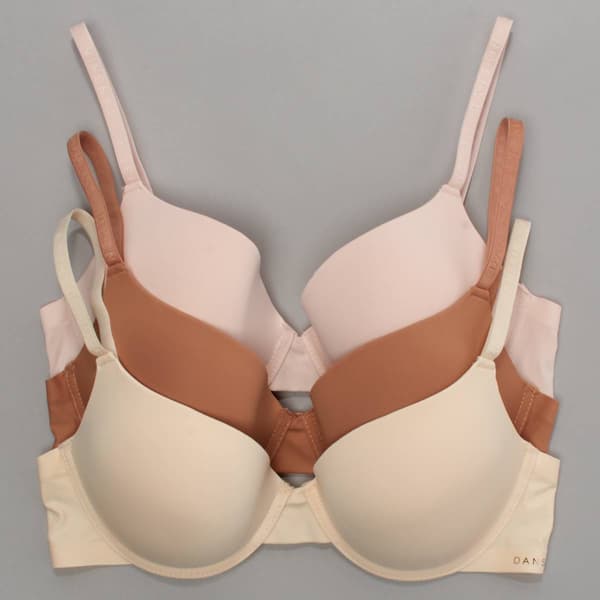 Womens Danskin 3pk. Bonded Soft Lift Bras DS6401-3PKR - image 