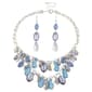 Ashley Cooper Layerd Shades of Blue Beads Necklace Set - image 2