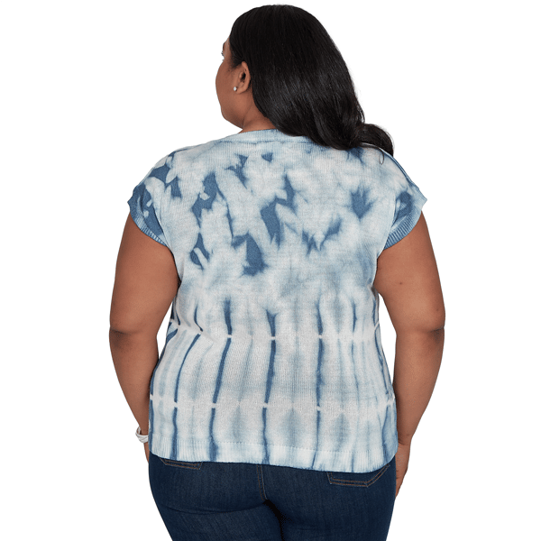 Plus Size Skye’s the Limit Summer Spice Tie Dye Sweater