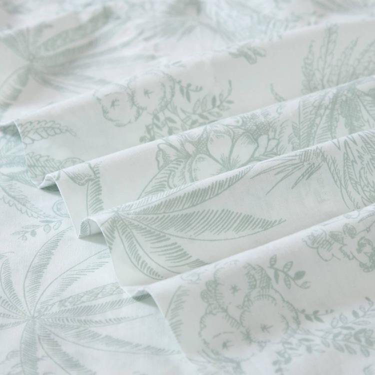 Tommy Bahama Pen And Ink Palm 200TC 4pc. Cotton Percale Sheet Set