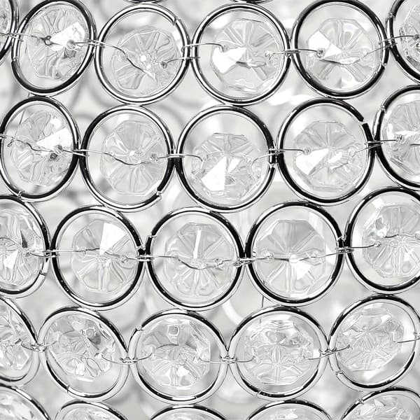 Elegant Designs&#8482; Elipse Crystal 7in. Circular Decorative Vase