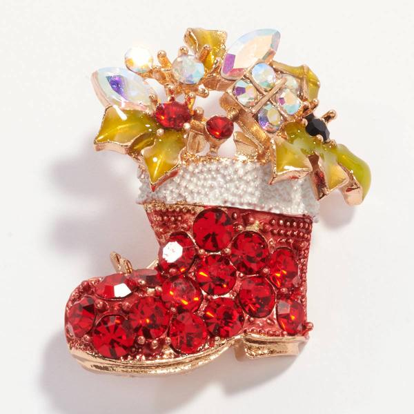 Gold Stocking Pin - image 