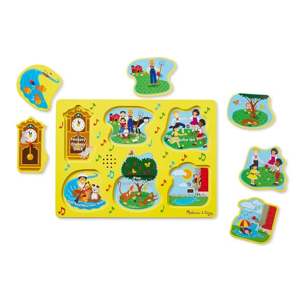 Melissa &amp; Doug® 6pc. Nursery Rhymes 1 Sound Puzzle