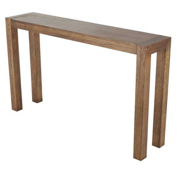 9th & Pike® 2pc. Rustic Brown Wood Console Table Set
