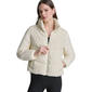Womens DKNY Sport Cable Knit Mock Neck Puffer Jacket - image 1