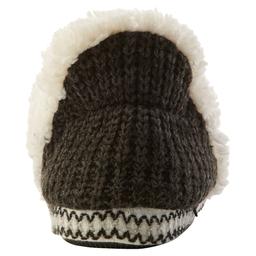 Womens MUK LUKS® Magdalena Ruched Slippers - Black/White