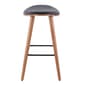 LumiSource Saddle Mid-Century Modern Counter Stools - Set of 2 - image 2