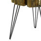 9th & Pike® Gold Polystone and Metal Modern Accent Table - image 7
