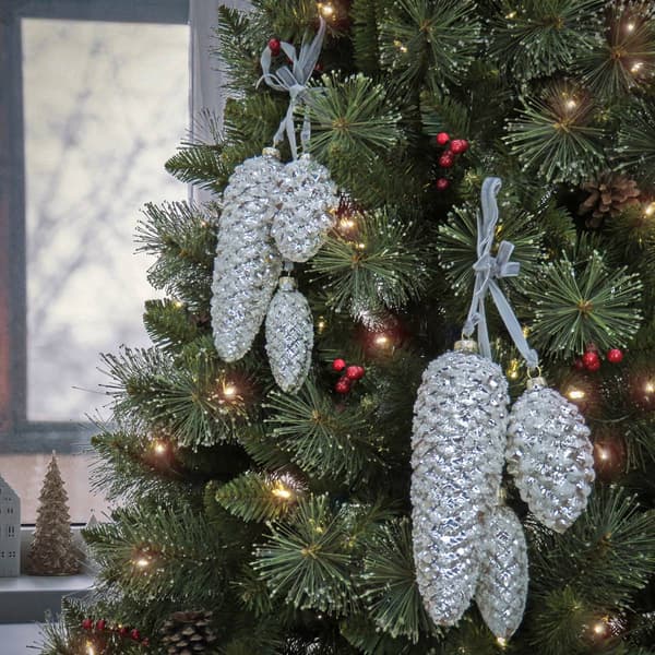 National Tree 8in. Acorn Cluster Ornaments - Set of 2