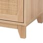 Baxton Studio Elsbeth Light Brown Wood 1-Drawer End Table - image 7