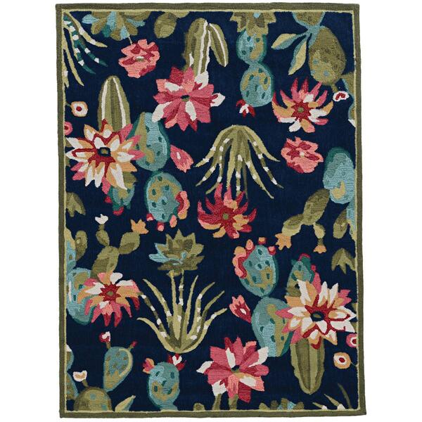 Linon Trio Collection Cactus Accent Rug - 2x3 - image 
