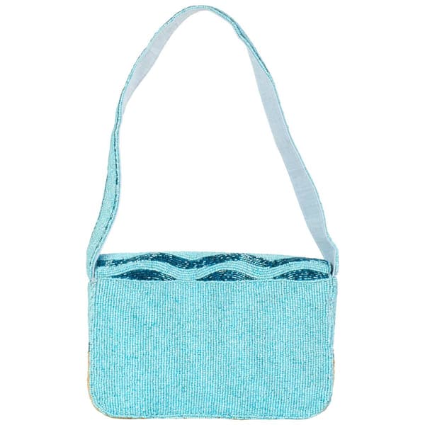 Collection XllX Umbrella and Chairs Beaded Clutch