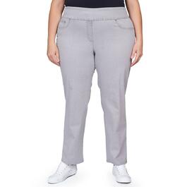 Plus Size Ruby Rd. Key Items Extra Stretch Denim Jeans - Stone