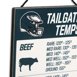 Open Road Eagles Tailgate Temps Wall Decor