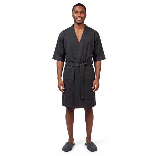 Mens Preswick & Moore(R) French Terry Robe - image 