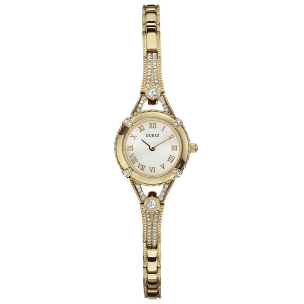Womens Guess Gold-Tone Deco-Inspired Watch - U0135L2 - image 