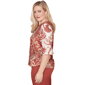 Womens Alfred Dunner Spice Market Floral Color Block Blouse - image 4