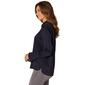 Womens Democracy Long Sleeve French Cuff Banded Button Front Top - image 3